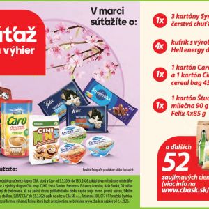 CBA súťaž 3/2026 - Výherná listina